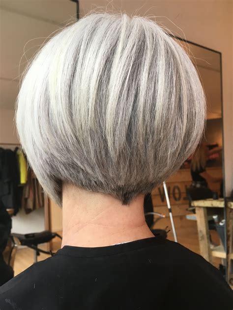 african american short gray hairstyles|short flippy bob hair gray.